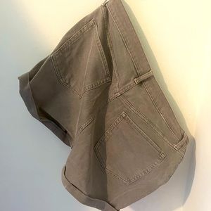 OG high rise brown old navy jean shorts